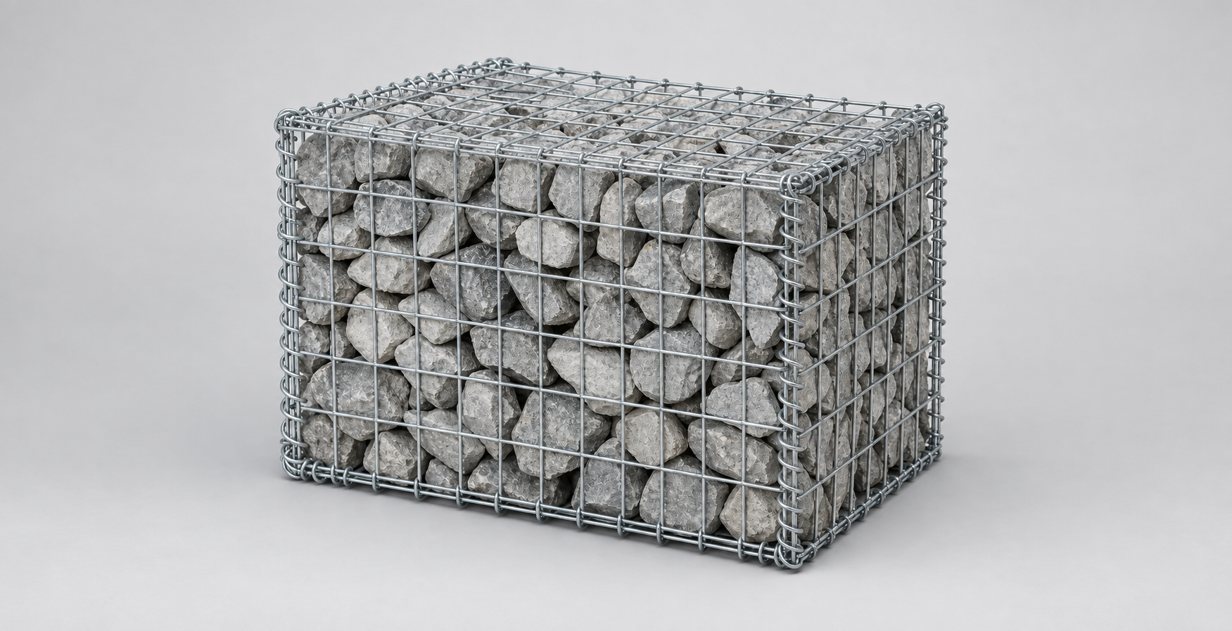 Complete gabion basket