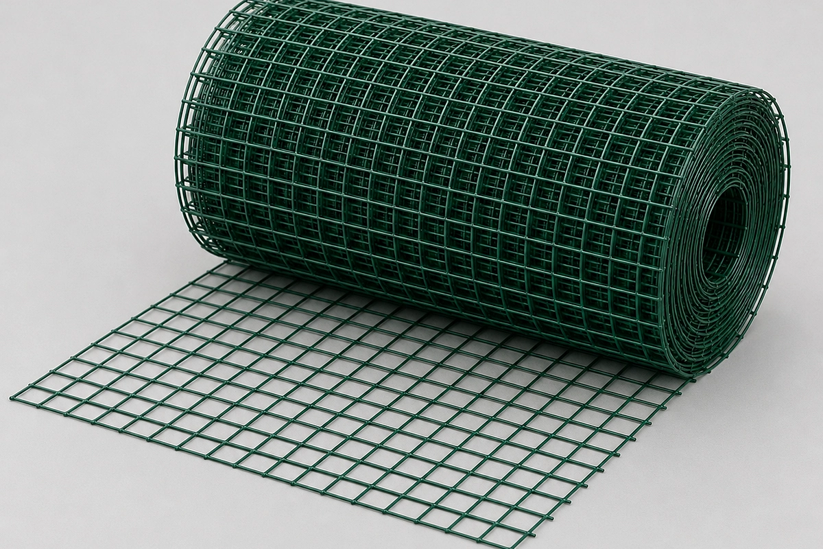 شبك ملحوم مطلي بـ PVC